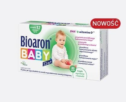 BIOARON BABY 12 M+ x 30 kapsułek twist-off DATA WAŻNOŚCI 10.2025r.