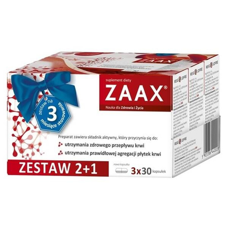 Zaax kapsułki 3 x 30 sztuk