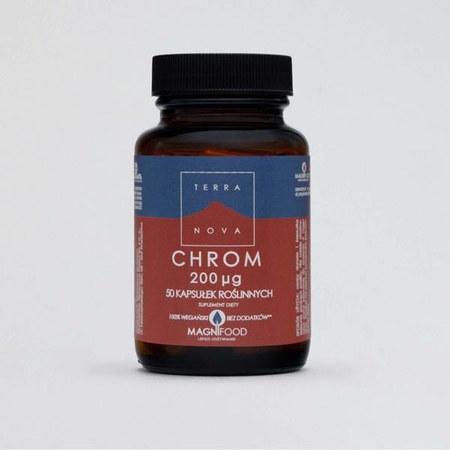TERRANOVA Chrom 200 mcg kapsułki, 50 sztuk
