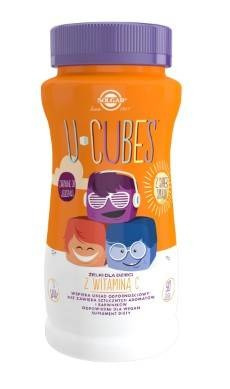 SOLGAR U-Cubes z Witaminą C żelki, 90 sztuk