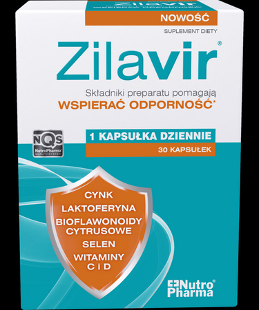 Zilavir na wsparcie odporności, 30 kapsułek 