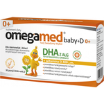 Omegamed Baby+D 0+ kapsułki twist-off, 30 sztuk