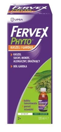 Fervex Phyto kaszel i gardło syrop, 120ml