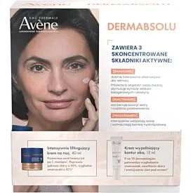 Avene Dermabsolu zestaw: Krem Liftingujący na Noc, 40ml + Krem Wypełniający Kontur Oka, 15ml