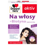 DOPPELHERZ AKTIV Na Włosy + Biotyna x 30 kapsułek