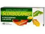 SCORBOLAMID (300 mg + 100 mg + 5 mg) x 40 tabletek drażowanych
