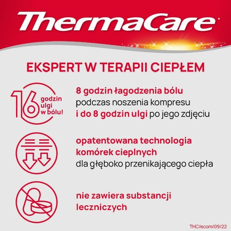 ThermaCare Kompresy rozgrzewające szyję, ramiona i nadgarstki 2 sztuki