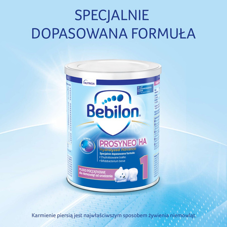 Bebilon Prosyneo HA 1, mleko początkowe dla niemowląt od urodzenia, 400 g 