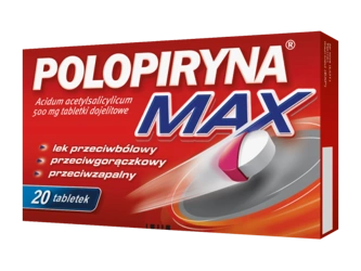 POLOPIRYNA MAX x 20 tabletek dojelitowych