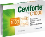 Ceviforte C 1000 kapsułki, 10 sztuk DATA WAŻNOŚCI 02.2024r.