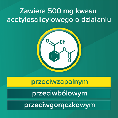 ASPIRIN MUSUJĄCA 500 mg x 12 tabletek musujących