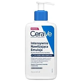 CeraVe Intensywnie nawilżająca emulsja do ciała z 5% kompleksem Hydro-Urea, dla skóry bardzo suchej i szorstkiej, 236ml