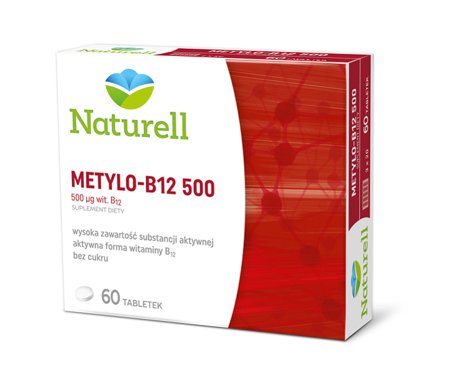 NATURELL Metylo B-12 500 x 60 tabletek