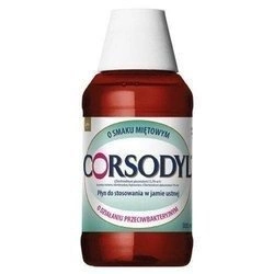 CORSODYL 0,2% płyn do płukania jamy ustnej 300ml