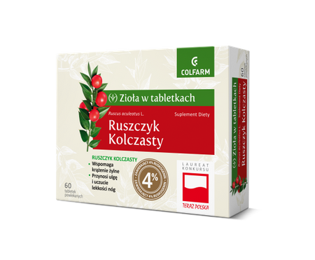 Ruszczyk Kolczasty tabletki, 60 sztuk