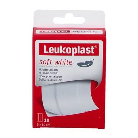 LEUKOPLAST soft white plaster 6 cm x 10 cm 