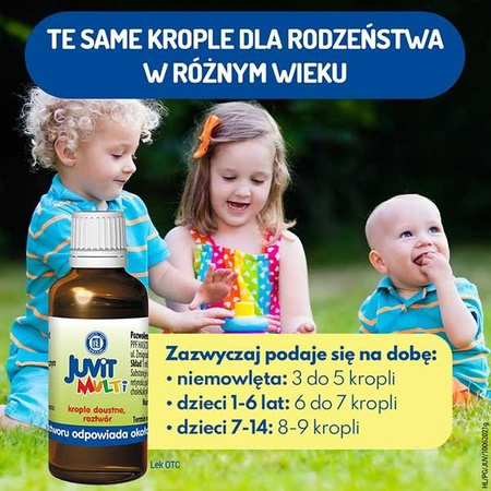 JUVIT MULTI krople doustne 10 ml ODBIÓR OSOBISTY!