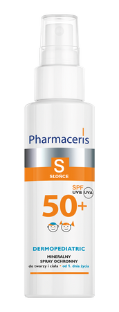 Pharmaceris S Dermoediatic Mineralny spray ochronny do twarzy i ciała SPF50+ 100ml