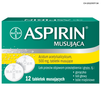 ASPIRIN MUSUJĄCA 500 mg x 12 tabletek musujących