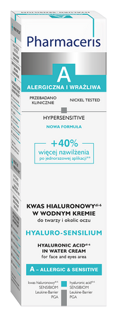PHARMACERIS A HYALURO-SENSILIUM Krem wodny do twarzy 40 ml