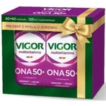 VIGOR multiwitamina ONA 50+ zestaw witamin i minerałów z ashwagandhą i reishi tabletki, 120 sztuk (60+60)