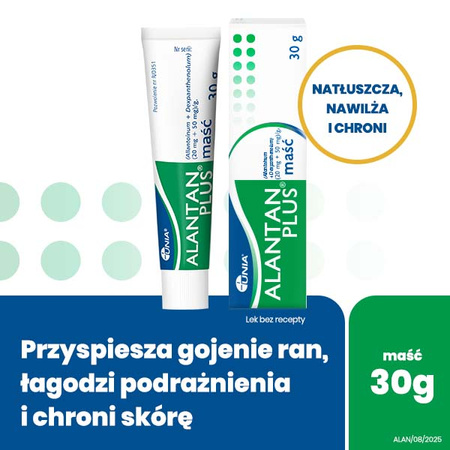 ALANTAN PLUS (20 mg + 50 mg)/g maść 30 g