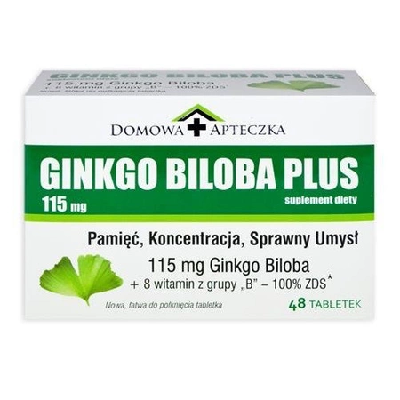 GINKGO BILOBA PLUS x 48 tabletek