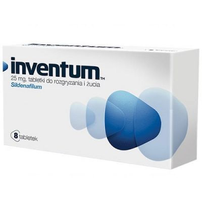 Inventum 25mg, tabletki do rozgryzania i żucia, 8 sztuk