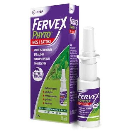 Fervex Phyto Nos i Zatoki - Spray do nosa 12+ 15ml