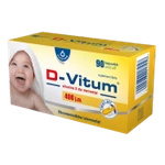 D-Vitum witamina D dla niemowląt 400 j.m., 90 kapsułek twist-off