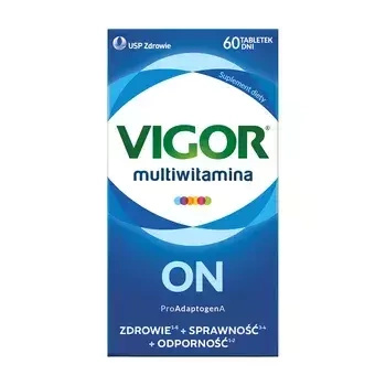 VIGOR multiwitamina ON zestaw witamin i minerałów z ashwagandhą tabletki, 60 sztuk