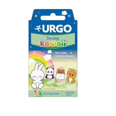 Urgo Kawaii Tattoo Dressings Zestaw plastrów, 16 sztuk