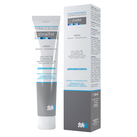 Zinalfat krem kojąco-regenerujący, 50ml