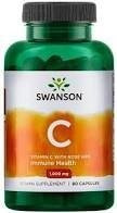 SWANSON WITAMINA C 1000 mg x 90 kapsułek