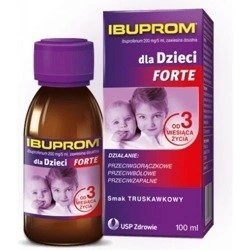 IBUPROM DLA DZIECI FORTE zawiesina doustna 100 ml