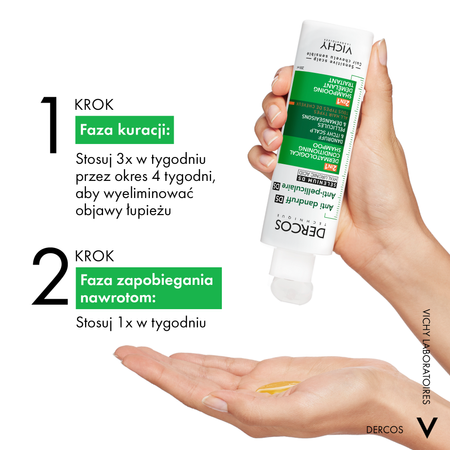 Vichy Dercos DS 2w1 Przeciwłupieżowy szampon z odżywką, 200ml