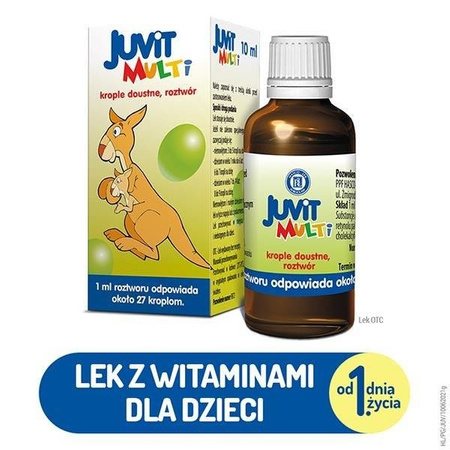 JUVIT MULTI krople doustne 10 ml ODBIÓR OSOBISTY!