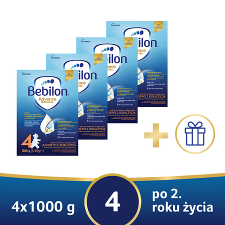 Bebilon 4 Advance Pronutra Junior 1000g x 4 sztuki 