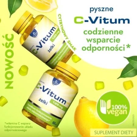 C-Vitum Żelki z witaminą C 125mg, 60 sztuk