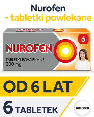 NUROFEN 200 mg x 6 tabletek