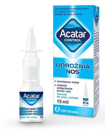 Acatar Control 0,5mg/ml aerozol do nosa, 15ml