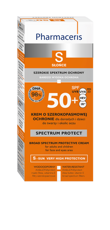 PHARMACERIS S Krem o szerokopasmowej ochronie SPF50+ 50 ml