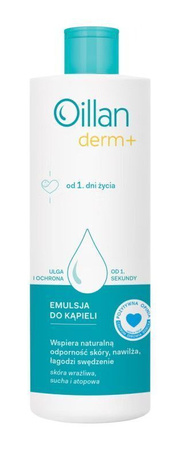 Oillan Derm+ Emulsja do kąpieli, 400ml