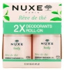 Nuxe Body Reve de The Dezodorant roll-on 24-godzinna świeżość Duopack, 2x50ml