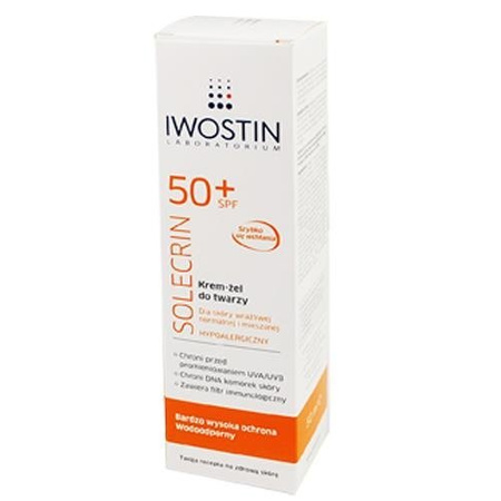 IWOSTIN SOLECRIN Krem-żel d/tw.SPF50+ 50ml