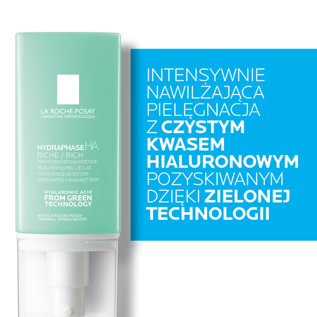 LA ROCHE-POSAY HYDRAPHASE HA RICH Krem intensywnie nawilżający 50ml