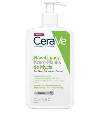 CeraVe Nawilżający Krem-Pianka do mycia 473ml