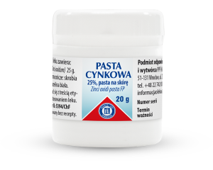 PASTA CYNKOWA 20 g