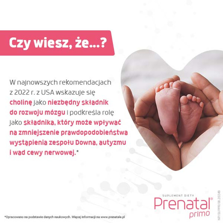 Prenatal Primo - przygotowanie do ciąży, kapsułki, 30 sztuk