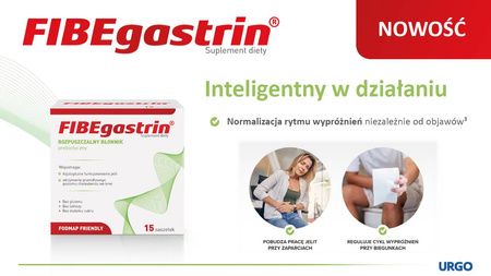 FIBEgastrin Prebiotyczny błonnik rozpuszczalny, saszetka 5g, 15 sztuk